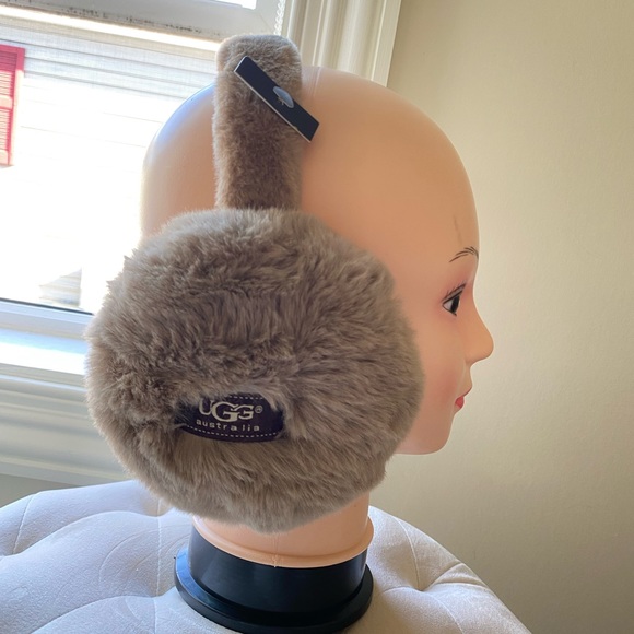 UGG Accessories - UGG Australia Brown Faux Fur Ear Muffs